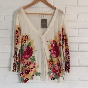 Moth Flower Cardigan